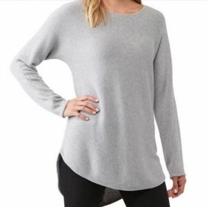 Michael Kors size S gray waffle 3/4 sleeve tunic sweater